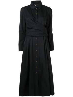 Tory Burch Poplin Wrap shirt dress - Black