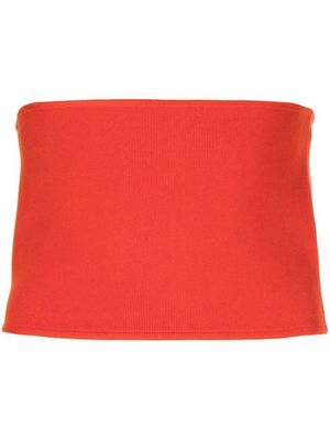 Tory Burch ribbed tech-knit bandeau - Red