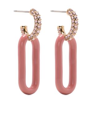 Tory Burch Roxanne Link drop earrings - Pink