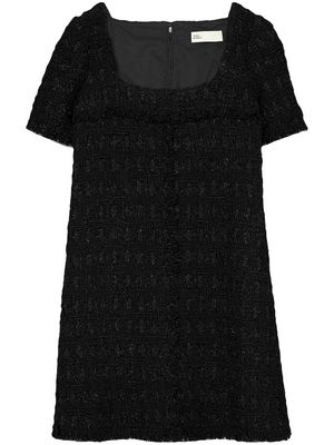 Tory Burch Tinsel tweed mini dress - Black
