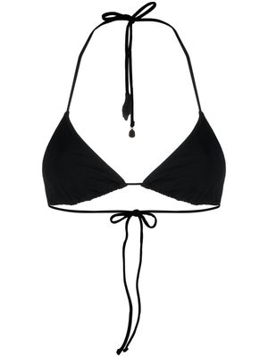 Tory Burch triangle bikini top - Black