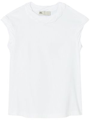 Tory Burch twisted cotton tank top - White