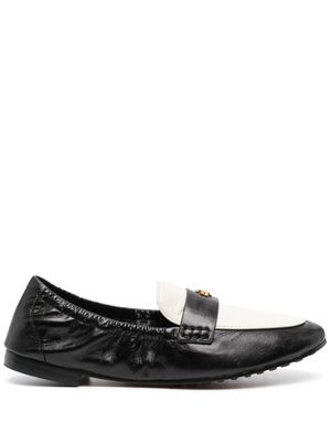 Tory Burch two-tone ballerina loafers - Black