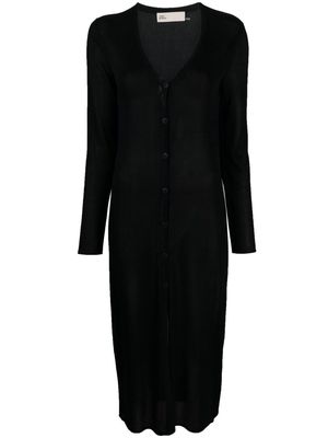 Tory Burch V-neck knitted dress - Black
