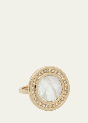 Toscana Mother-of-Pearl and Diamond Ring
