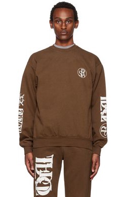 Total Luxury Spa Brown Monogram Sweatshirt