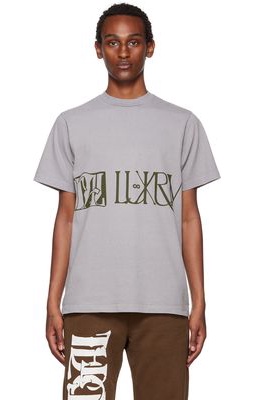 Total Luxury Spa Gray Monogram Band T-Shirt