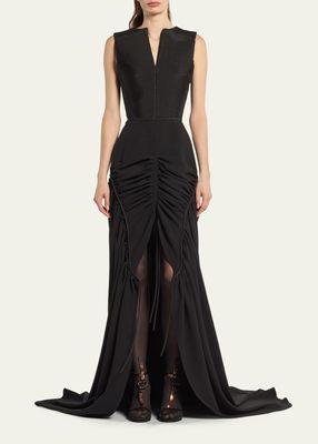 Totem Ruched Gown