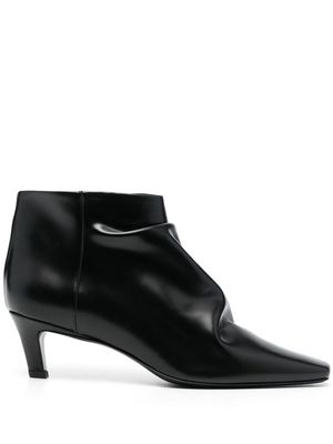 TOTEME 60mm leather ankle boots - Black