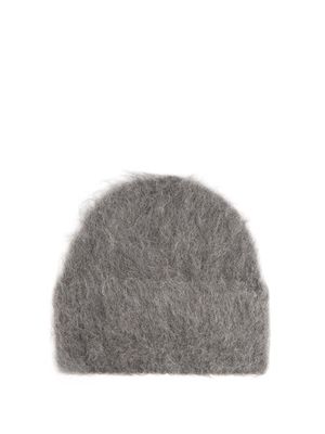 Toteme - Alpaca-blend Beanie Hat - Womens - Grey