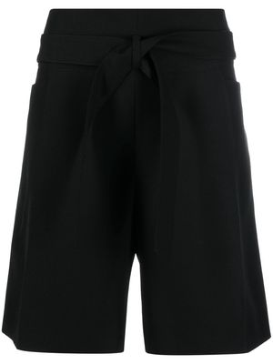 TOTEME belted tailored shorts - Black