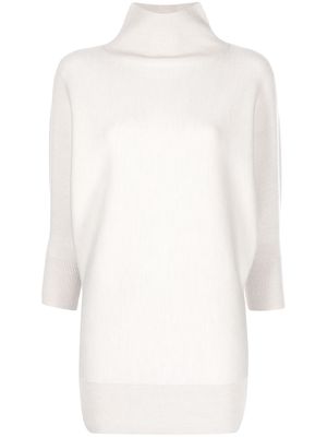 TOTEME Billowing roll-neck jumper - White