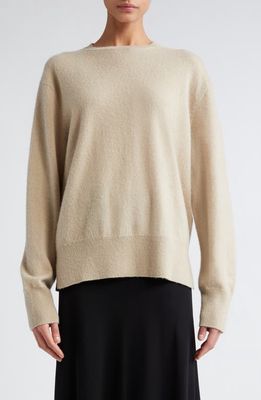 TOTEME Cashmere Crewneck Sweater in Fawn