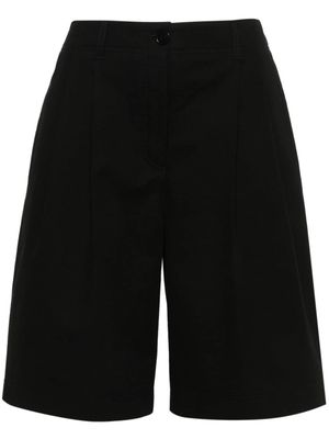 TOTEME Chiva twill shorts - Black