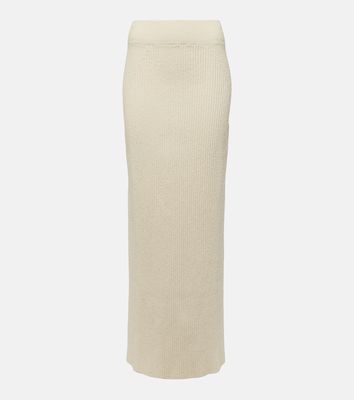 Toteme Cotton-blend bouclé maxi skirt