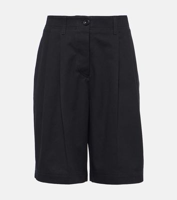 Toteme Cotton twill shorts