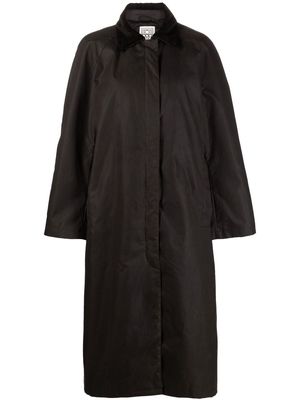 TOTEME Country cotton coat - Black