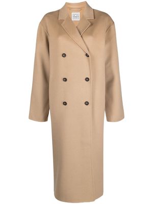 TOTEME double-breasted wool coat - Neutrals