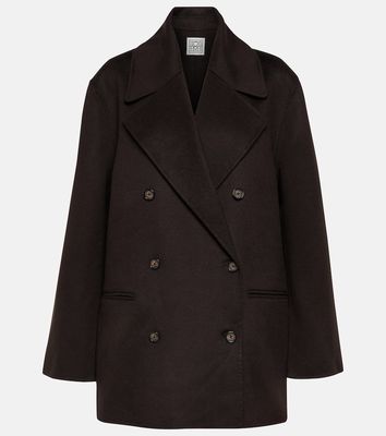 Toteme Double-breasted wool peacoat