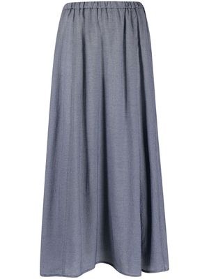 TOTEME elasticated maxi-skirt - Blue