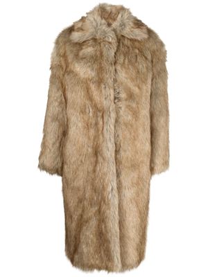 TOTEME faux-fur coat - Neutrals