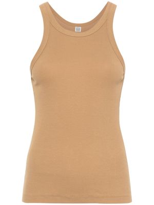TOTEME fine-ribbed tank top - Neutrals