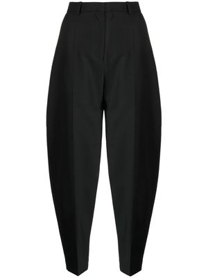 TOTEME high-waisted tapered trousers - Black