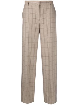 TOTEME houndstooth-pattern virgin-wool trousers - Neutrals
