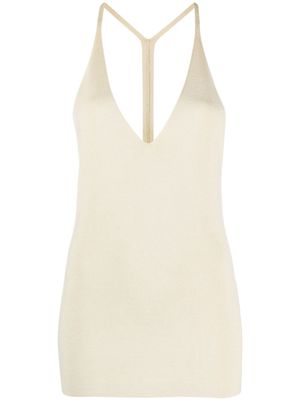 TOTEME knitted wool-blend tank top - Neutrals