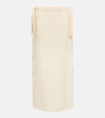 Toteme Linen-blend maxi skirt