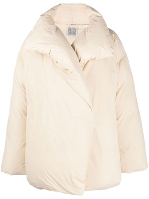 TOTEME long-sleeve puffer jacket - Neutrals