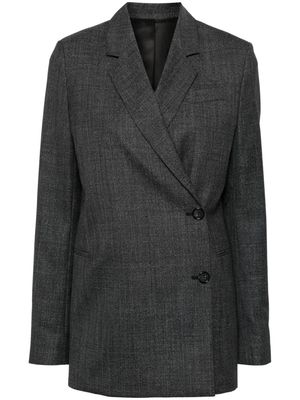 TOTEME mélange double-breasted blazer - Grey