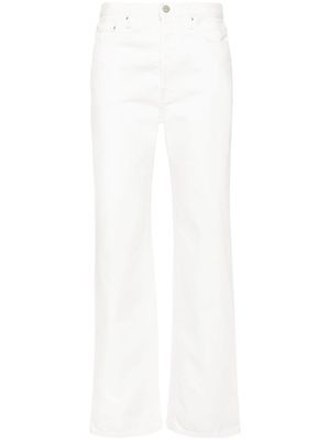 TOTEME mid-rise straight jeans - White
