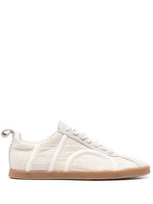 TOTEME panelled mesh sneakers - Neutrals