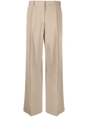 TOTEME pleat-front trousers - Neutrals