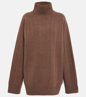 Toteme Ribbed-knit wool-blend turtleneck sweater