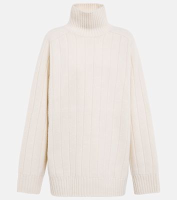 Toteme Ribbed wool and cashmere sweater