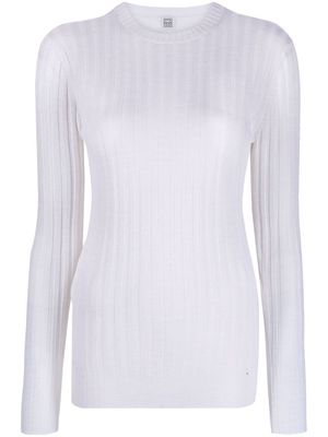 TOTEME ribbed wool jumper - White