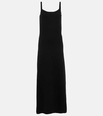 Toteme Scarf-detail cashmere maxi dress