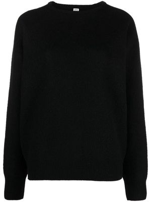 TOTEME Selene brushed-wool jumper - Black