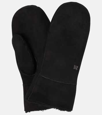 Toteme Shearling-lined suede gloves
