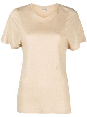 TOTEME short-sleeve T-shirt - Neutrals