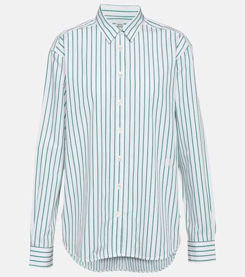 Toteme Signature striped cotton poplin shirt