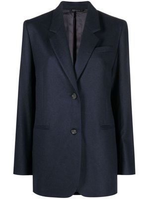 TOTEME single-breasted wool-blend blazer - Blue