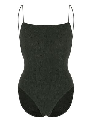 TOTEME square-neck one-piece swimsuit - Green