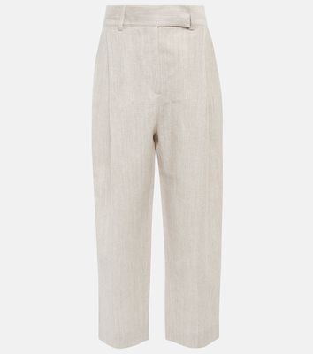 Toteme Straight wool and linen pants