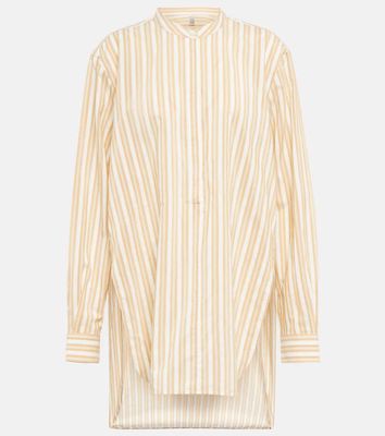 Toteme Striped cotton and silk shirt