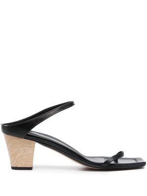 TOTEME The City 60mm leather sandals - Black