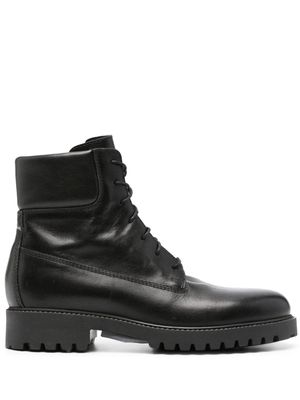 TOTEME The Husky leather boots - Black