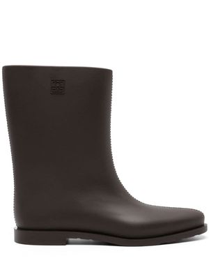 TOTEME The Rain almond-toe boots - Brown